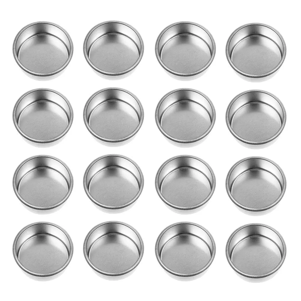 

24Pcs DIY Tealight Cups Iron Holders for Holiday Decorations Home Lighting Supplies Menorah