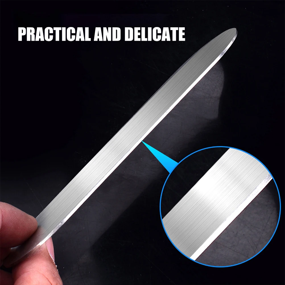 

5Pcs Heavy Duty Stainless Steel Netting Board Shuttles Efficient Fishing Net Mending Tools Reliable Outdoor Fishing Accessories