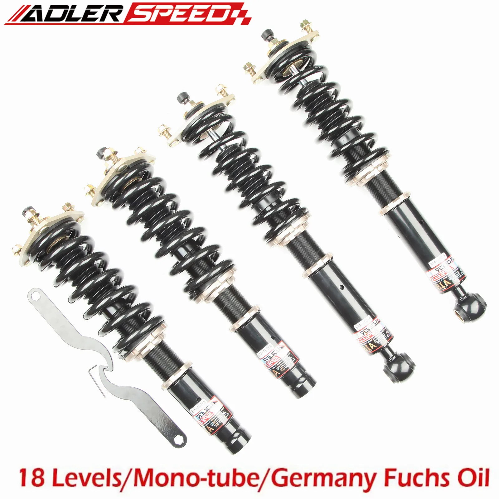 

ADLERSPEED Coilovers Kit For 95-99 Mitsubishi Eclipse GST GS 18 Way Adj. Damper Suspension