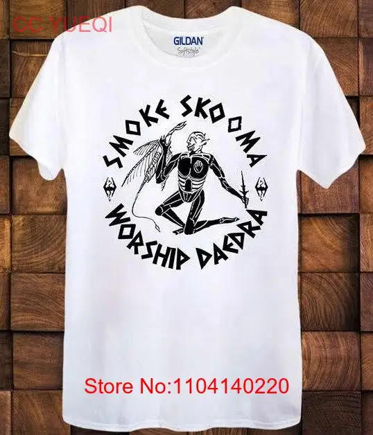 Smoke Skooma Worship Daedra Games Video Computer Heartbeat T Shirt Mens or Women's Men s Ladies Top long or short sleeves