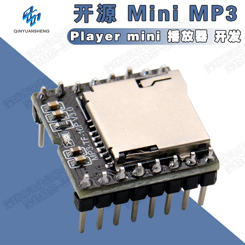 10PCS/The open-source Mini TF MP3 Player mini player development module is compatible with UNO R3