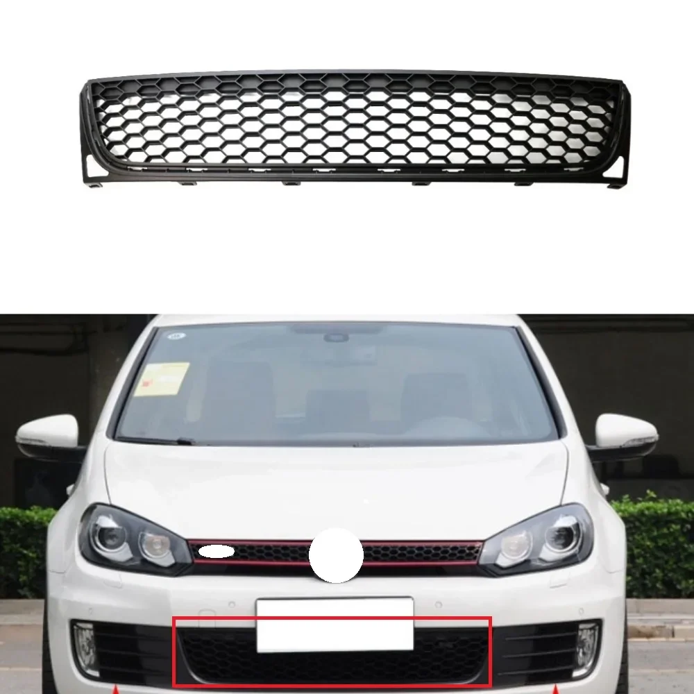Front Bumper Grille 5K0853677C For Volkswagen Golf 6 GTI GTD 2009-2013