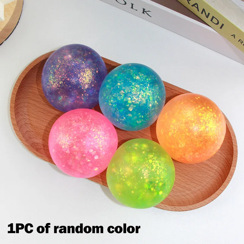 Luminous Sticky Ball Glow in The Dark Ball Throwing Indoor Decompression TPR Sticky Balls Target Ball Kids Sticky Balls