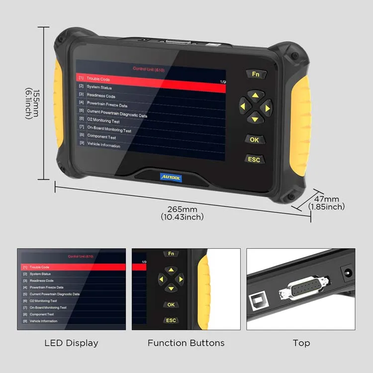 Autool Cs605 Obd Scanner Autel Alle System Diagnose Tool Scanner Auto Scanner Obd2 Diagnose Tool Für Starten