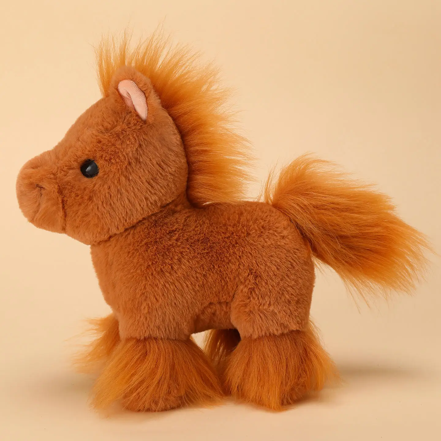 Cartoon Horse Plush Stuffed Toys Kawaii Horse Dolls Pillows Window Decorations Birthday Gift For Kids Friends