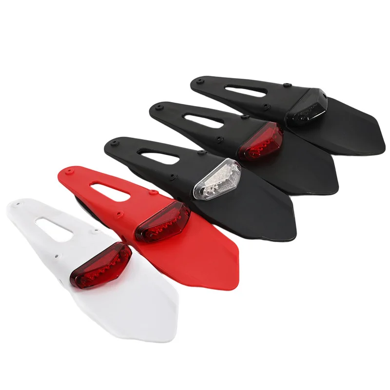 Triangle LED RearTail Light, Brake and License Plate Lamp for Off Road Motorcycle Modification