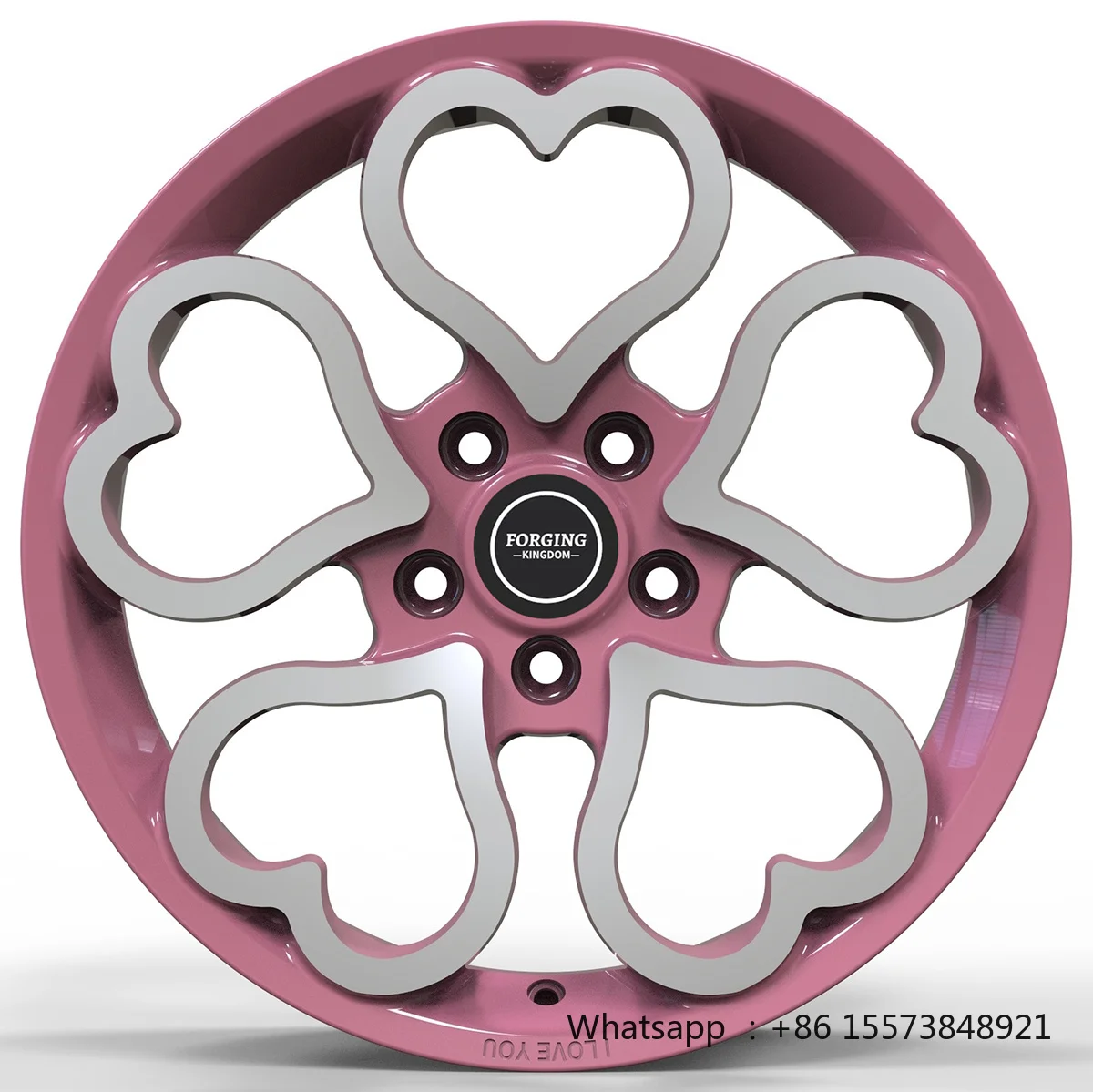 New Condition Love Shape Forged Wheel Hub Aluminum Alloy Multi-Model Fit 15-26 Inches Available 35mm 40mm 25mm 98mm 30mm 20mm