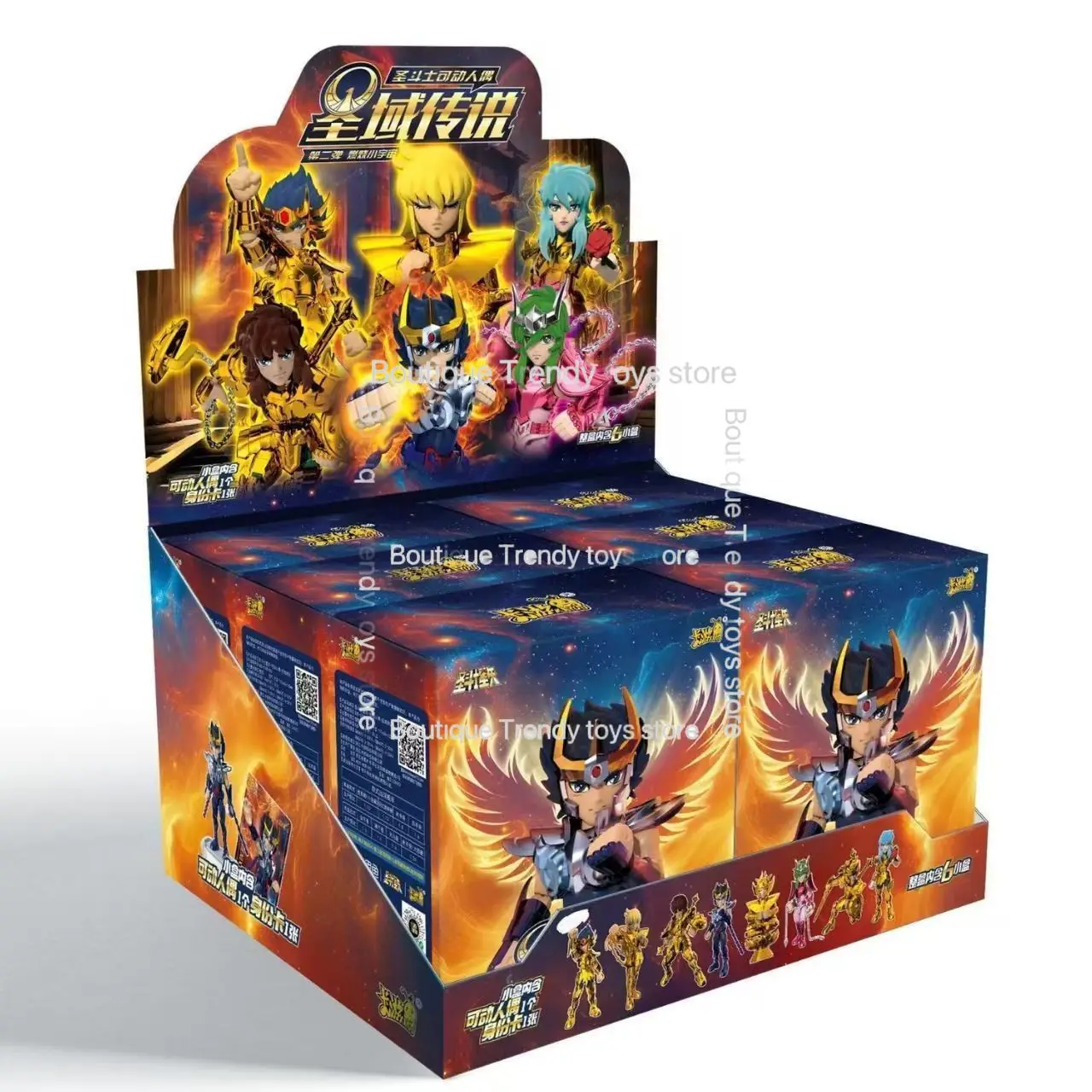 Saint Seiya Sanctuary Legend Druga Seria Blind Box - Dwanaście Konstelacji Ruchome Figurki do Składania