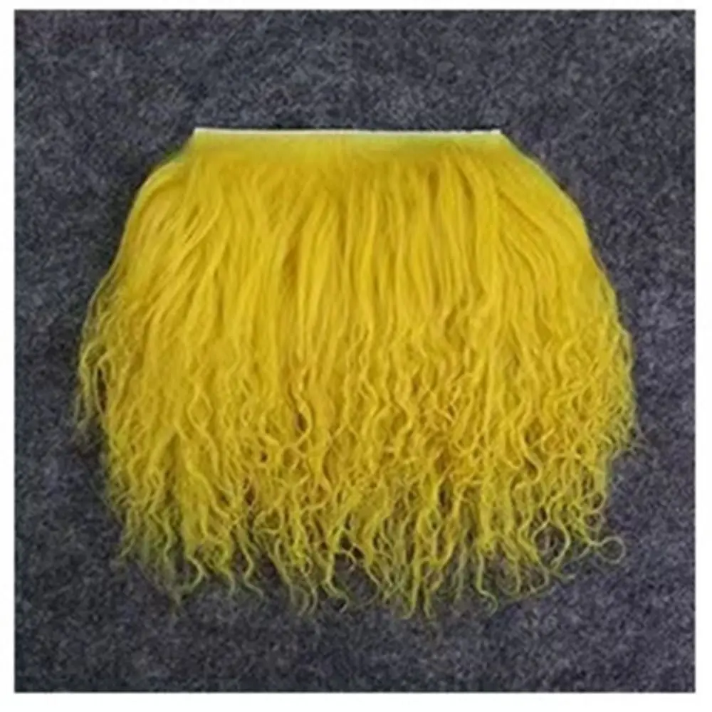 Capelli finti BJD Fila di capelli Bambole Bjd Capelli Sintesi grezzi Trame di capelli BJD Parrucca Gancio fatto a mano Trame di capelli BJD Fai da te Bambole di capelli Accessori