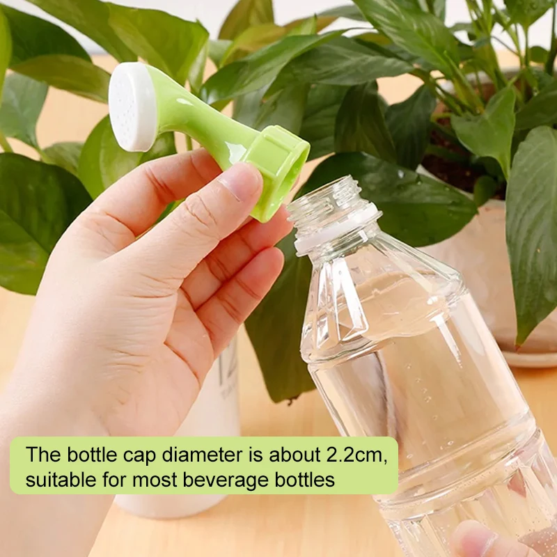 2pcs Watering Can Nozzle for Bottles Fine Spray Sprinkler Head for Garden Plants Flowers Care Portable Gardening Supply TMZ