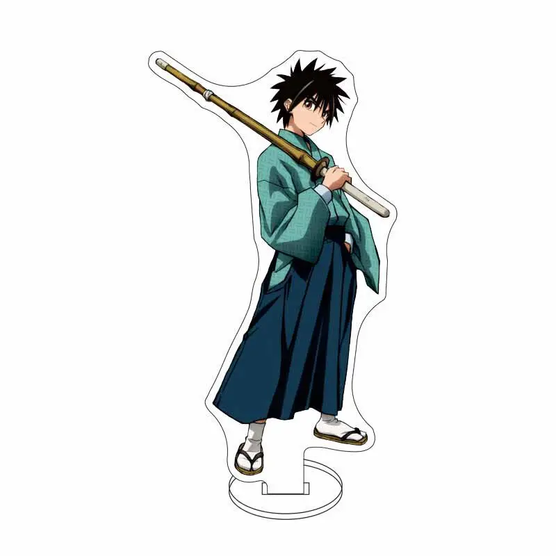 16CM Acrylic Figure Stand Anime Rurouni Kenshin Himura Kenshin Kamiya Kaoru Tomoe Yukishiro SagaraSanosuke Cos Ornaments Gifts - view 5