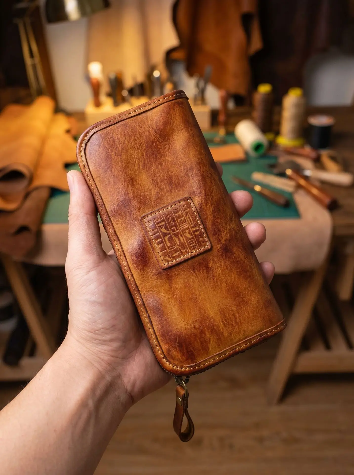 portefeuille-long-en-cuir-de-grande-capacite-sac-a-main-vintage-en-cuir-de-vachette-veritable-pour-documents-avec-fermeture-eclair-tannage-vegetal