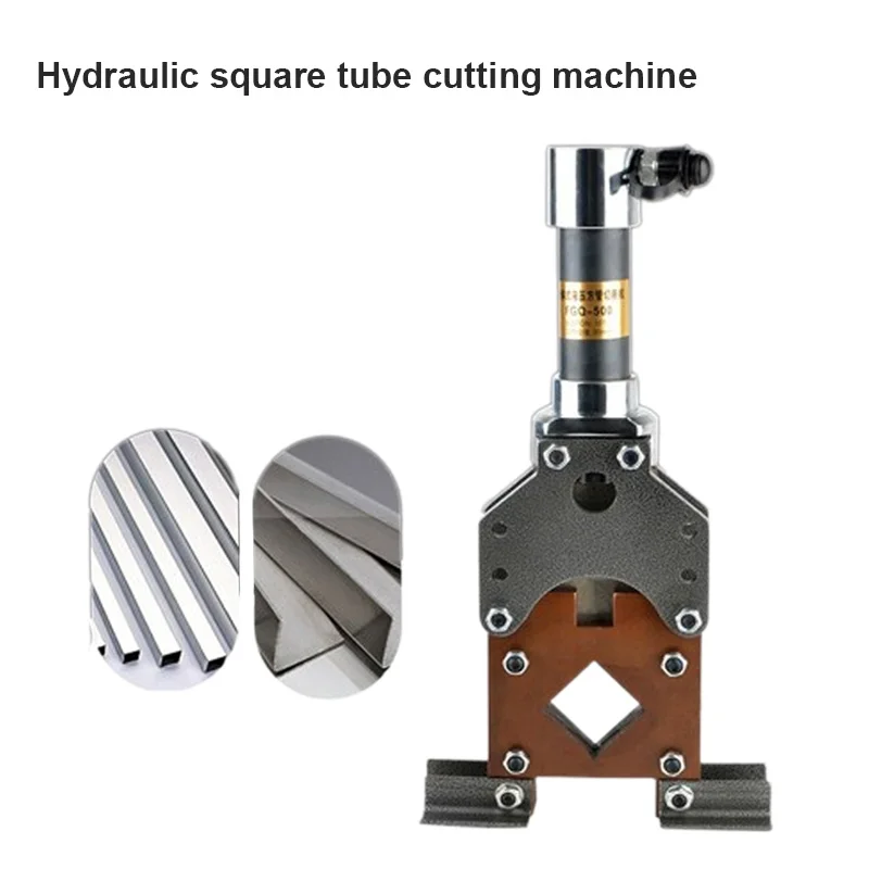 

10T Hydraulic Square Pipe Cutting Machine 50*50mm Angle Steel Cutter Electric Hydraulic Angle Iron Cutting Machine Portable