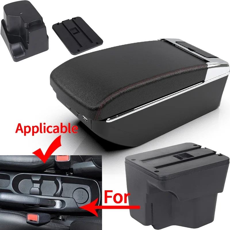 For Kia Rio3 Kia K2 X-line Rio3 2011-2016 car armrest interior modification center console multi-function storage box car access