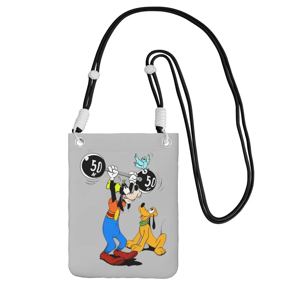 

Custom Casual Goofy Mobile Phone Bag for Cycling Camping Women Men Cartoons Small Crossbody Purse Smart Phone Wallet With Strap