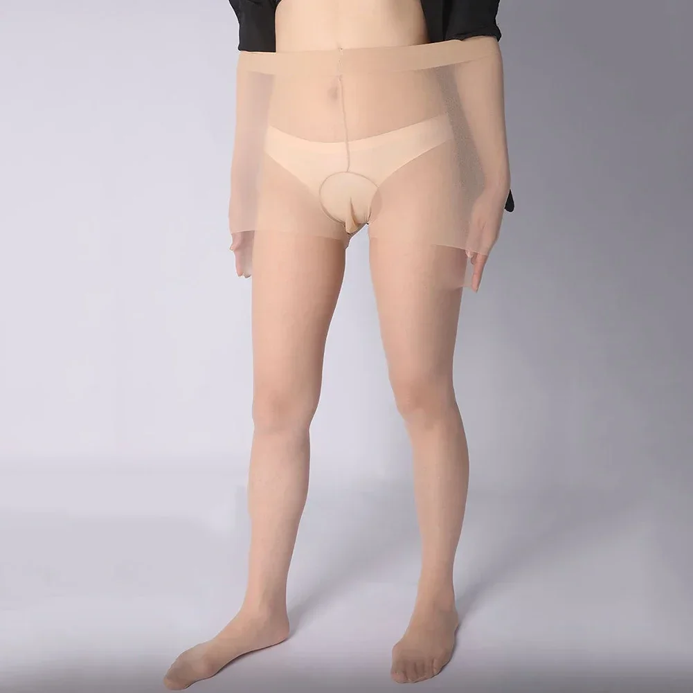 Calze da uomo Calzini per le vacanze quotidiane Discoteca Poliestere Vedi attraverso Sexy Dimagranti Confortevoli Moda di alta qualità