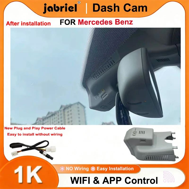 Dash Cam 1080P Wifi Plug and Play Camera DVR for Mercedes Benz R Class w251 R350 R400 GL x164 x166 ML w164 w166 GL450 ML350