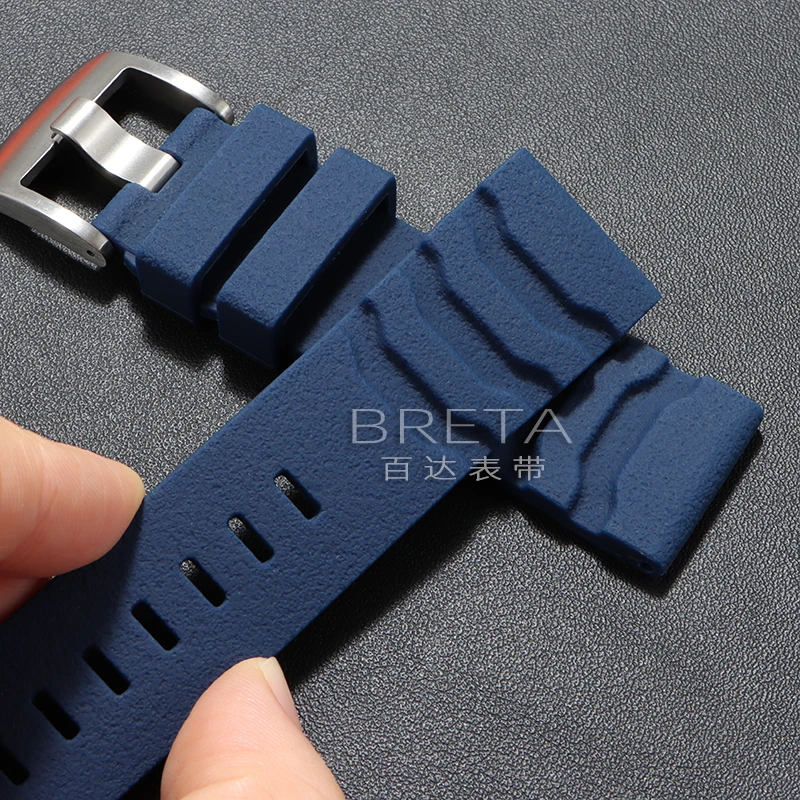 22 24 مللي متر ماتي نوبي الملمس سيليكون حزام الساعات ل luminox 3501 8831 3749 3741 الرجال الغوص سوار رياضي استبدال الأساور