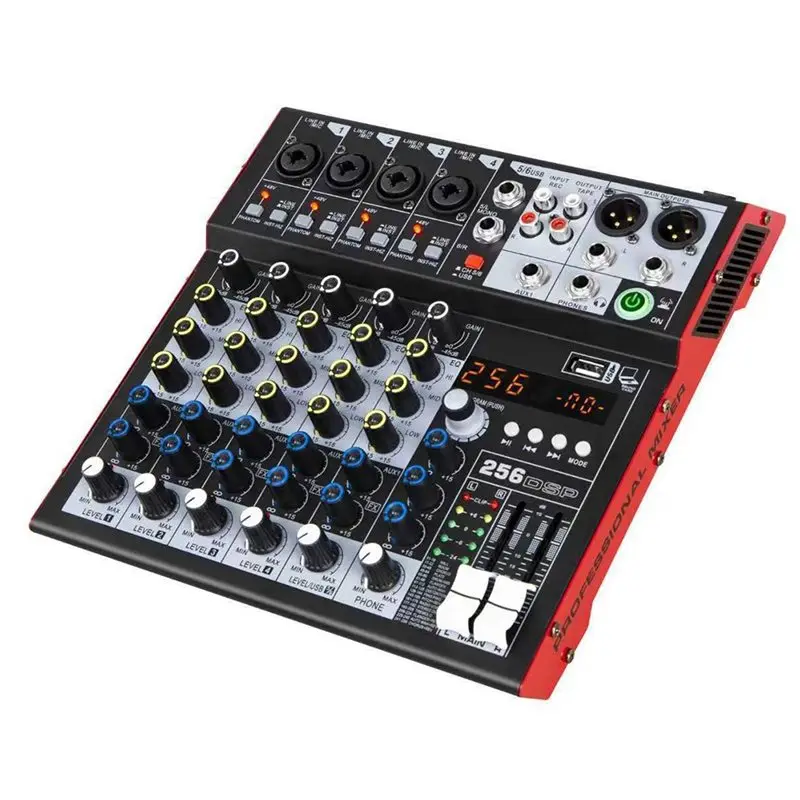 

B48B-MG-6 Mixing Console 6-Channel With DSP Reverb Effects Recording Stage Performance Professional Mixing Console