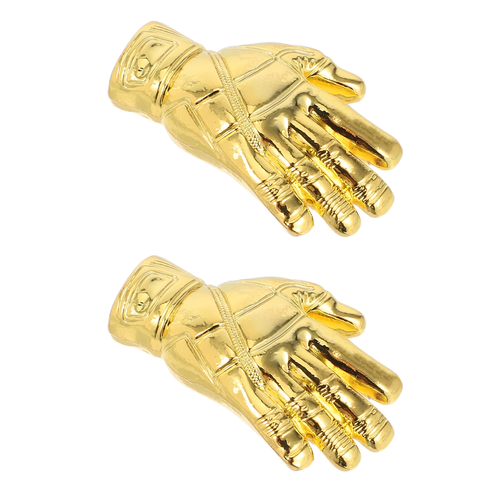 

2 Pcs Miniature Trophy Ornaments Child Football Alloy Award Trophies for Events