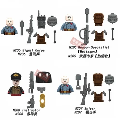 Pyro Soldier Sergeant Psyker Sniper Signal Corps Building Blocks Model Bricks mini Action toy Figures Toy gift for children