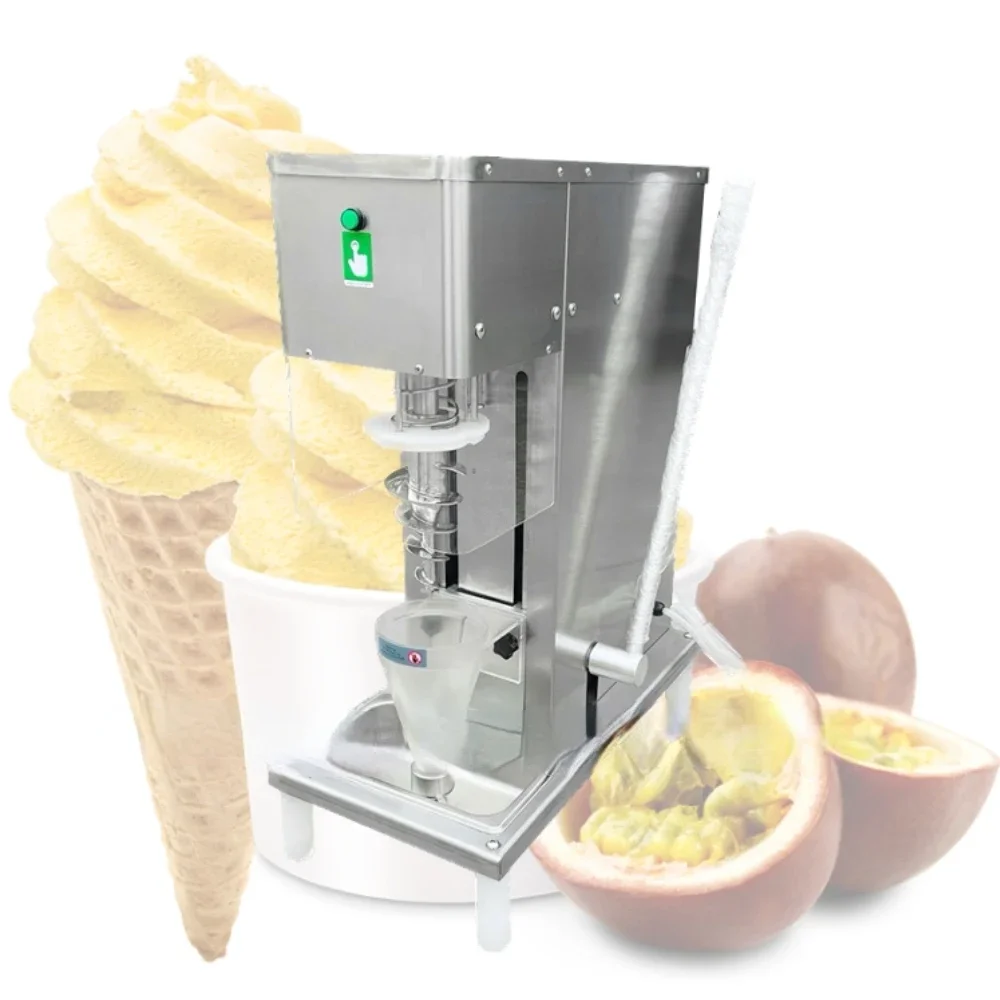 Auto Swirl Fruits Ice Cream Machine Auto Swirl Frozen Yogurt Ice Cream Mixer Real Fruit Swirl Ice Cream Blender