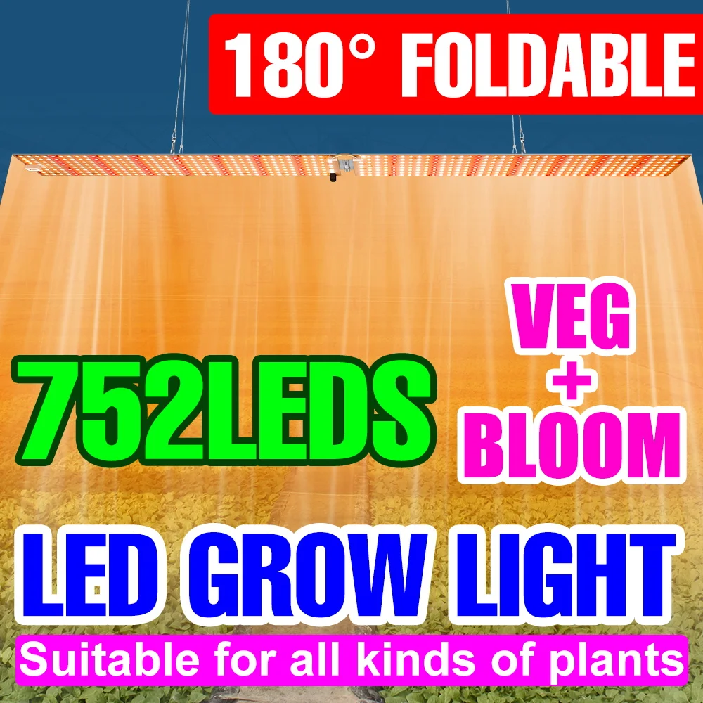 

LED Full Spectrum Grow Lights Quantum Board Phytolamp For Plants Indoor Hydroponics Flower Seeds LED Growth Lamp 500W 800W 1000W