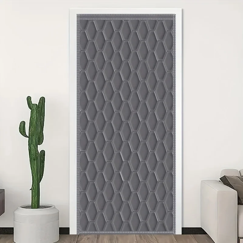 Winter Home Door Curtains Are Soundproof and Cold Resistant, Providing Privacy and Warmth for Families in A Modern Style