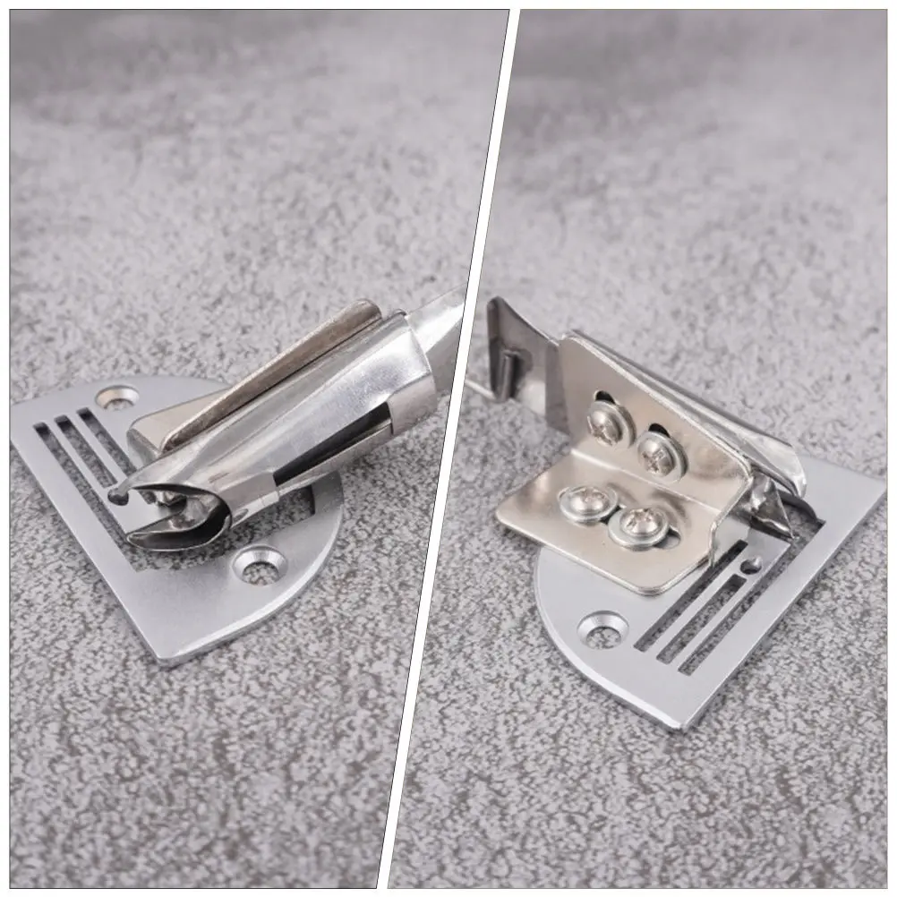 

Four Fold Edger Sewing Machine Binder Twine Replacement Overlock Binding Attachment Folder Right Angle Wrapping Device Hemmer