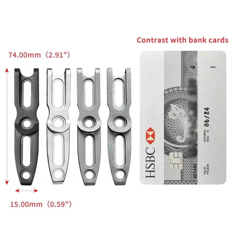 AK4201 Multifunctional Outdoor Knife Clip Waist Clip Cover Knife Back Kydex Holster Scabbard Back Clips Waist Clip Knife Sheath