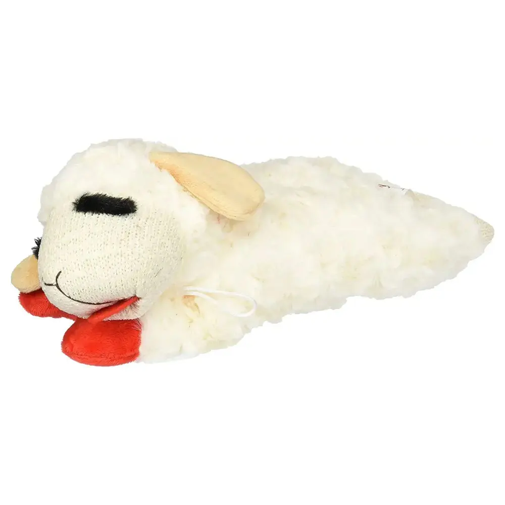 Lambchop Plush Dog Toy with Squeaker, Big, Medium, Small Dogs