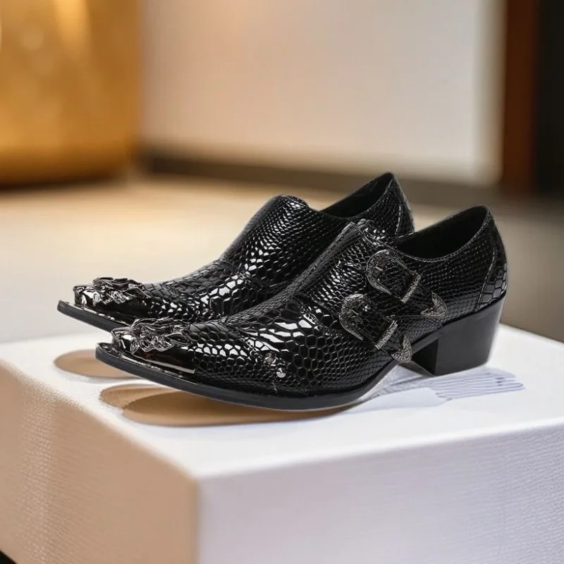 

Black Elegant Dress Shoes Men Casual Business Brogues Leather Shoes Designer Men Formal Shoes Italian Luxury Men's Oxford Shoes