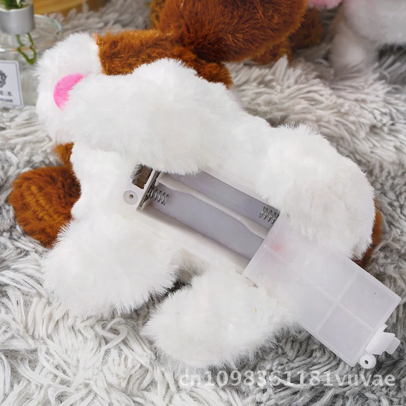 Elektrisch pluche hondenspeelgoed voor kinderen - wandelingen blaffen en wags staart realistische huisdiersimulatie groot formaat pluche puppy voor kinderen