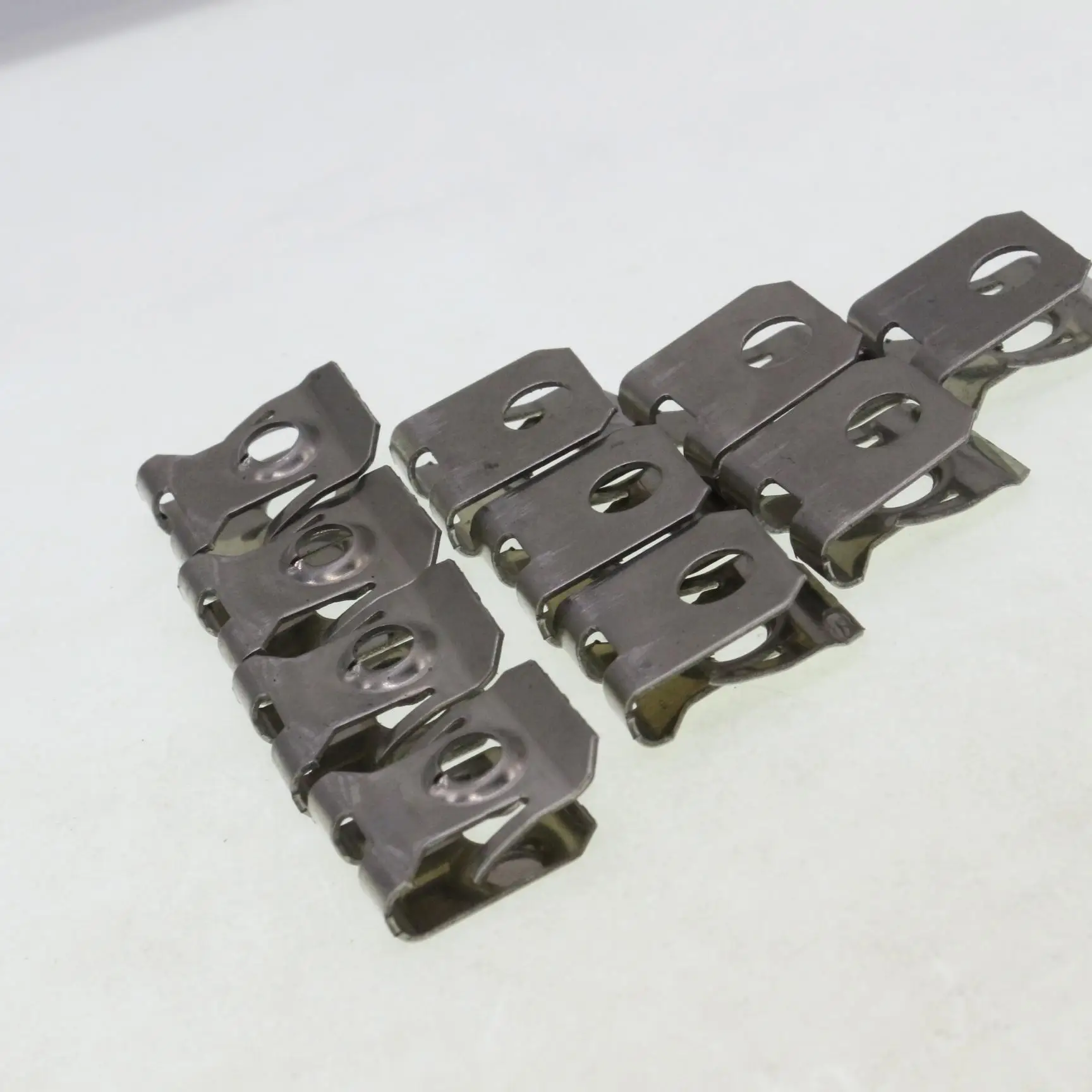 10 Pcs 4mm Hole Metal Multi-Purpose Retainer Clips Extruded U-Nut Fastener Fit Ford Focus Escape C-Max VW Audi W715835S300