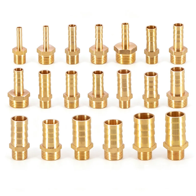 Brass Hose Fitting 4/6/8/10/12/14/16/19mm Hose Barb Tail 1/8