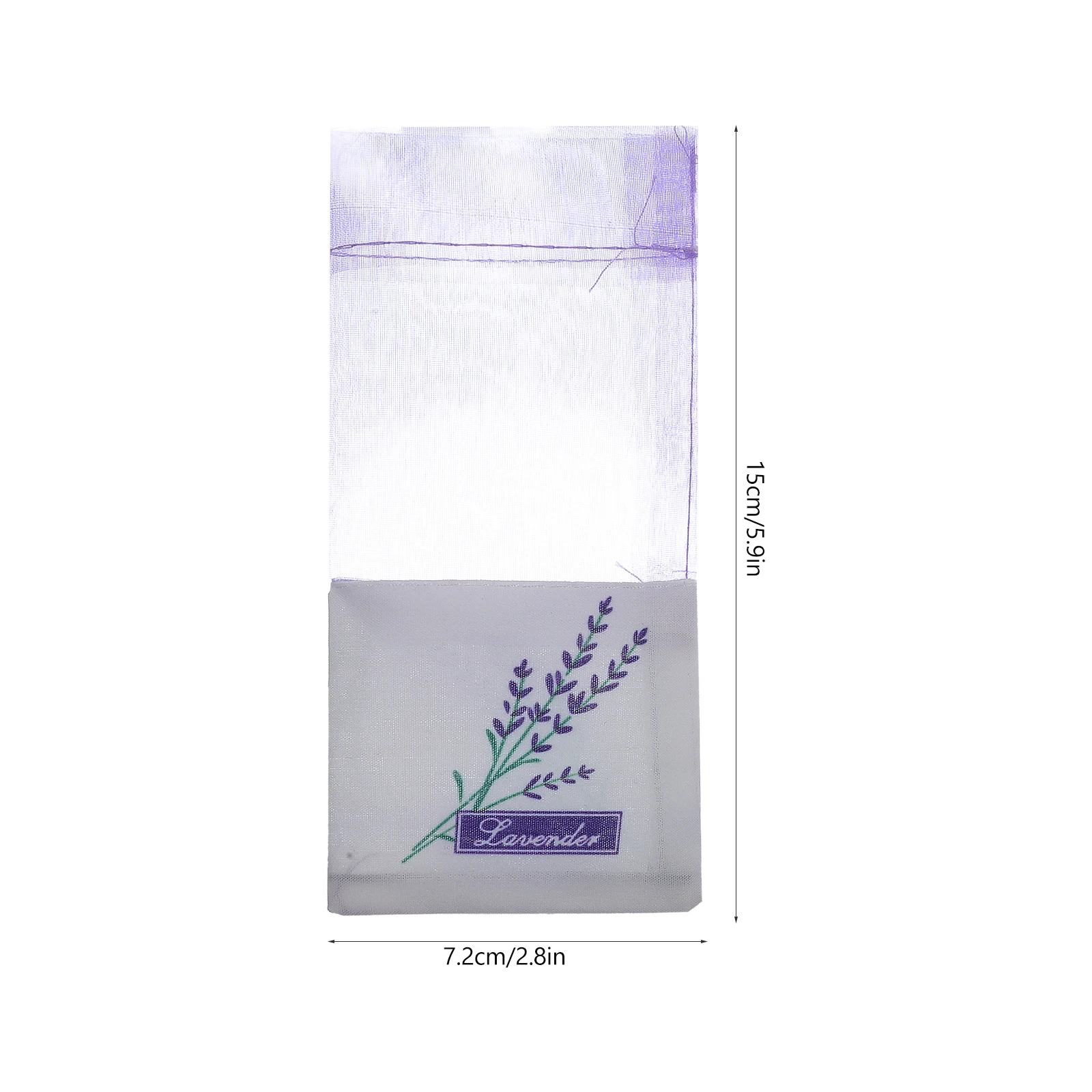 Saquinho De Fragrância De Lavanda De Impressão De Flor, Saco De Saquetas Vazias, Sacos De Armazenamento Para Flores Secas, 30Pcs