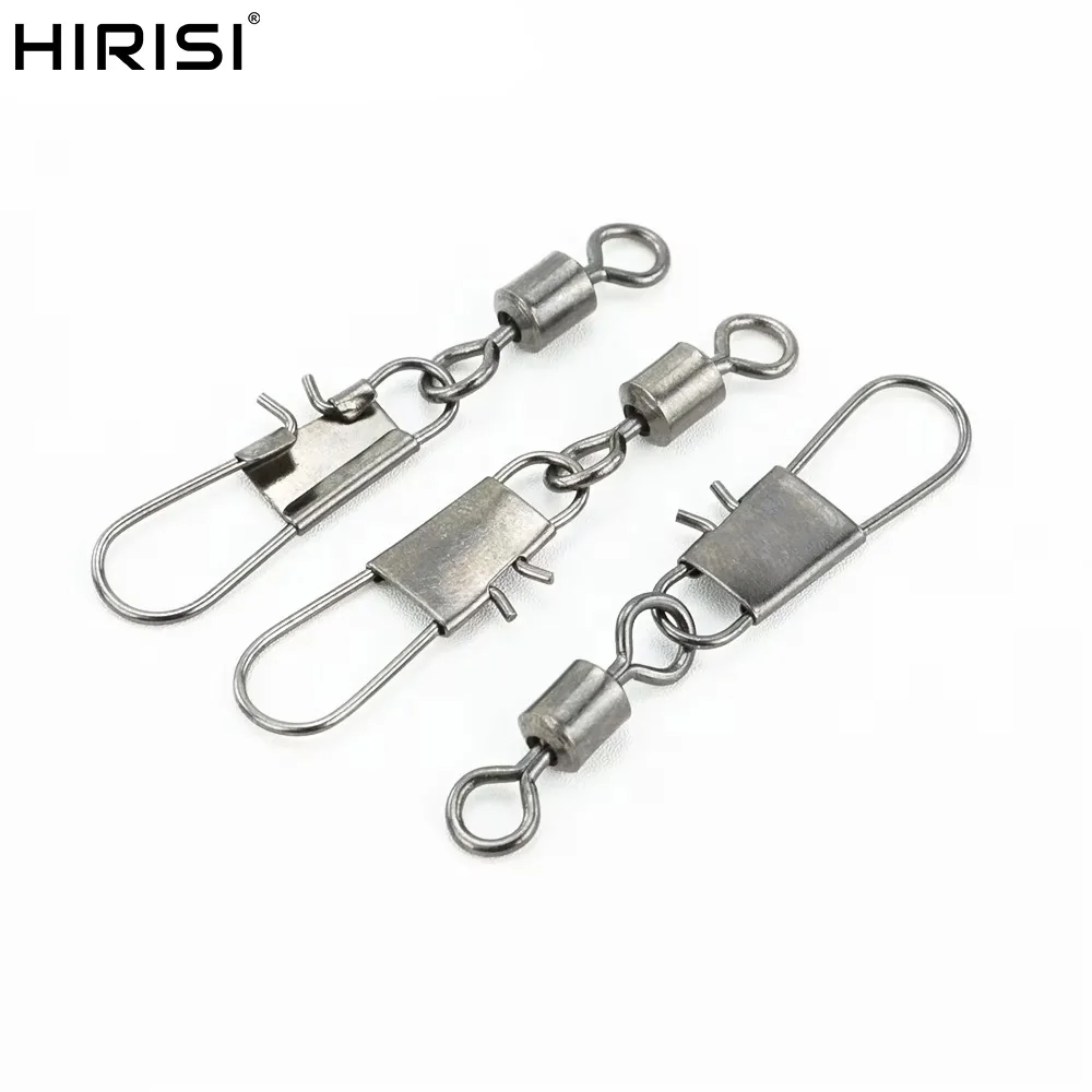 

Hirisi 20pcs CarpFishing Stainless Steel Quick Change Snap Swivels Terminal Tackle Freshwater Fishing Supplies Accessories AG149