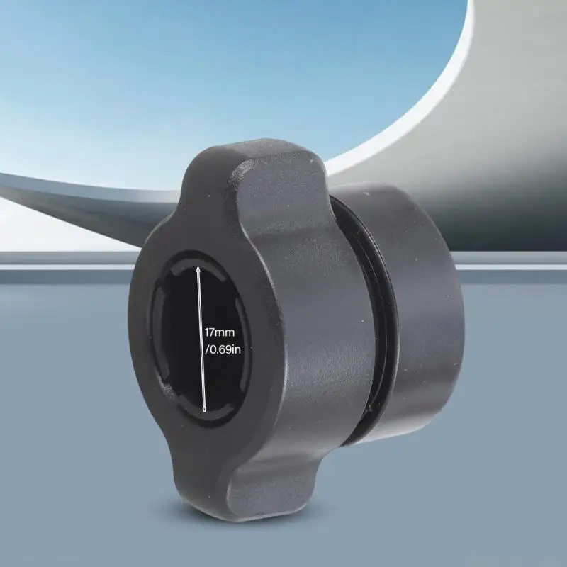 M5TD Lightweight Ball Head Adapter 17mm Female Socket to 1/4inch Screw Conversion Adapter for Camera Phone Mounts
