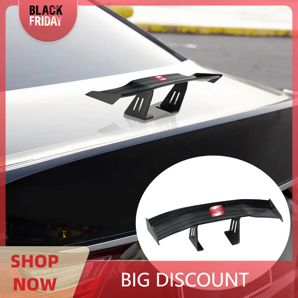 Car Tail Wing Mini Modified Trunk Spoiler Air Deflector Decoration For Seat Cupra Leon Mk2 Ibiza 6j Ateca Altea Arosa FR Toledo