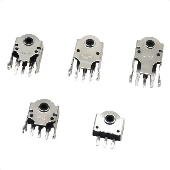 【20-5PCS】 Highly Accurate Decoder 5mm~13mm Red Core Rotary Mouse Scroll Wheel Encoder 1.74mm hole for PC Mouse encoder