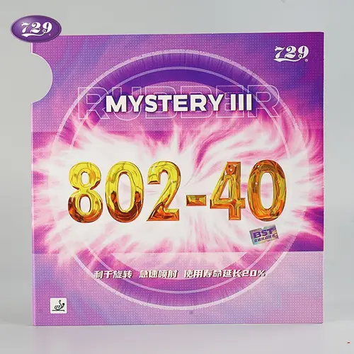 Imagen 1 del producto Amistad 729 paleta de tenis de mesa de goma 802-40 Gui Fu caucho invertido goma de tenis de mesa profesional tipo de ataque rápido