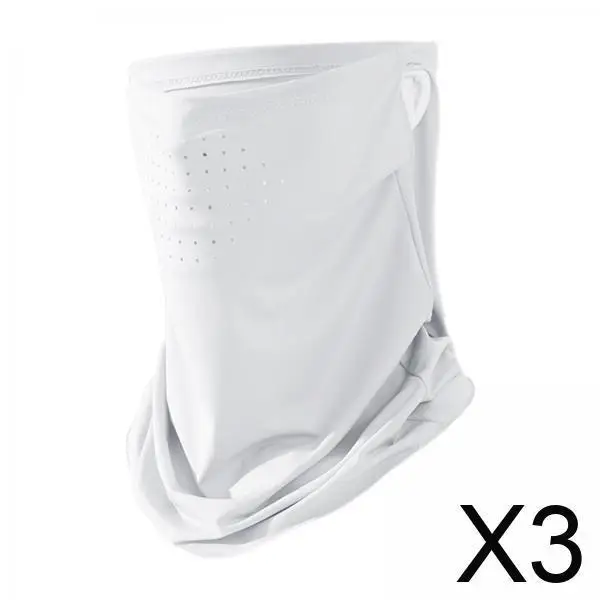 

Breathable Sun Protection Face Cover Mask Women Cooling Neck Gaiter Balaclava Earloop Thin Scarf for Travel Sports