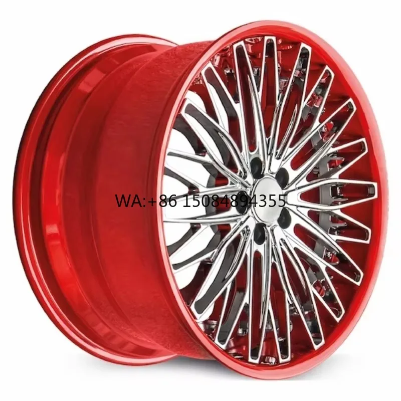 

18-24 Inch 2-Piece Aluminium Alloy Forged Wheels Deep Concave Lightweight High Performance Racing Car Rims