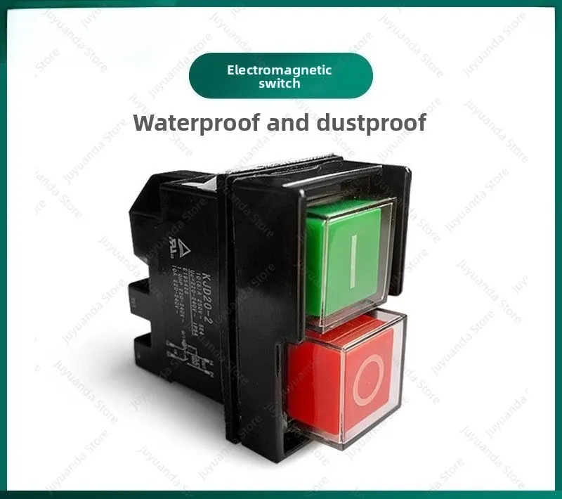 220V Electromagnetic Switch KJD20-2 Belt Machine Band Saw Machine Switch Electronic Centrifugal Switch Electronic Coil