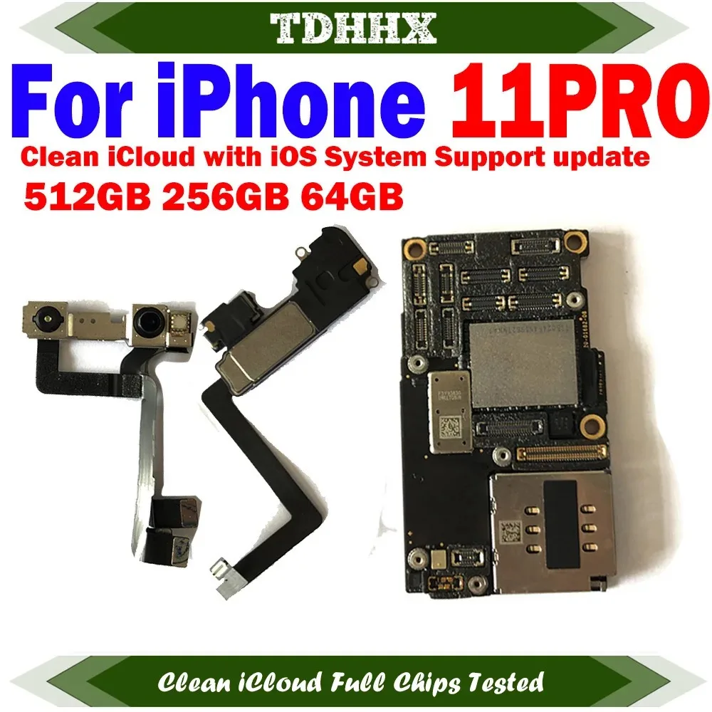 Placa Base Principal para iPhone 11, Placa Base con iCloud Limpio, Compatible con Actualizaciones, Placa Base Completamente Probada 11Pro Max