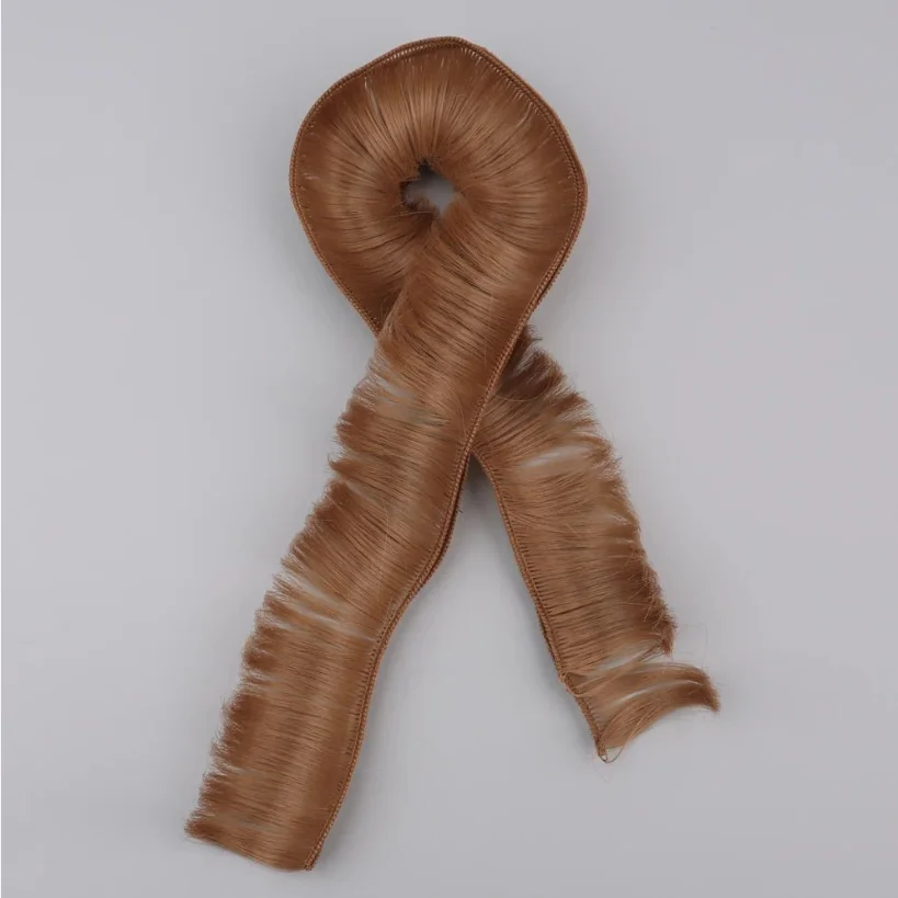 5cm 15cm 25CM 35CM Straight Gold Brown Black Golden Natrual Color doll Hair for 1/3 1/4 BJD Doll Diy
