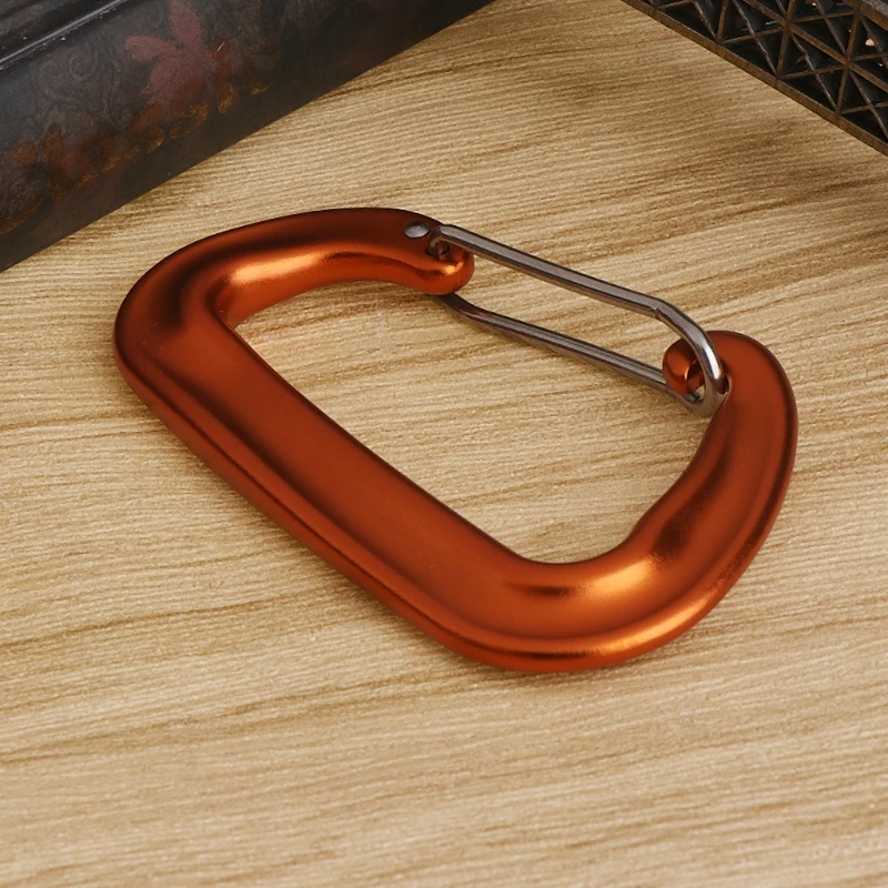 Auto Locking Climbing Carabiner Clip Twist Lock D Shaped Carabiner Rock Climbing