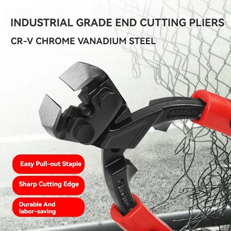 كماشة القطع العلوية قطع قوية أسلاك الفولاذ سلك الحديد مسمار شقة رئيس مسمار استخراج كماشة كماشة القطع الصف الصناعي #2