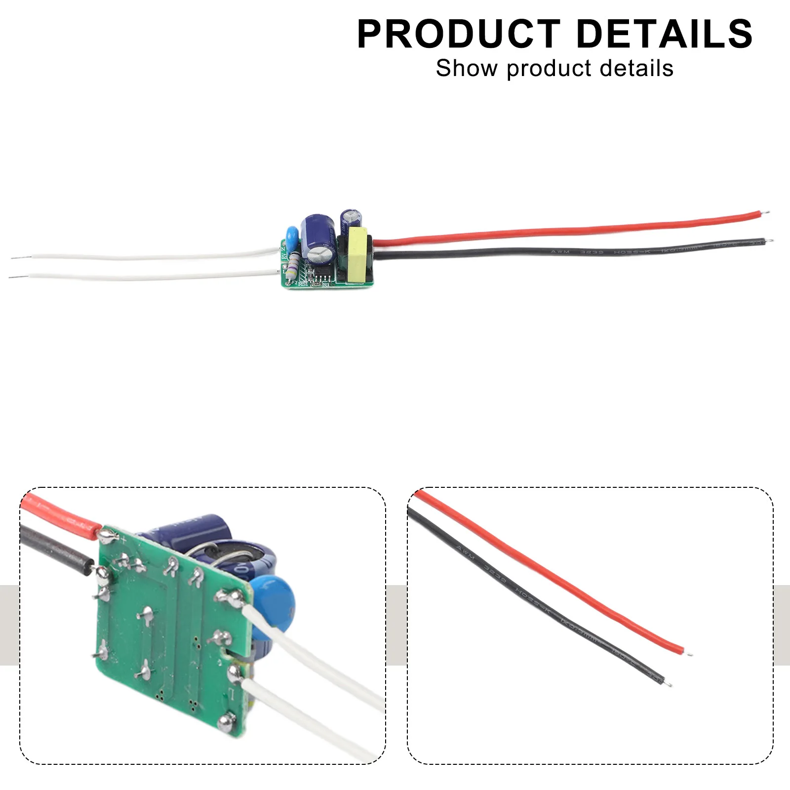 Wide Voltage Led Driver Compact Driver Compact Design Driver LED Non-isolated Driver Input Voltage Range 85-265V AC