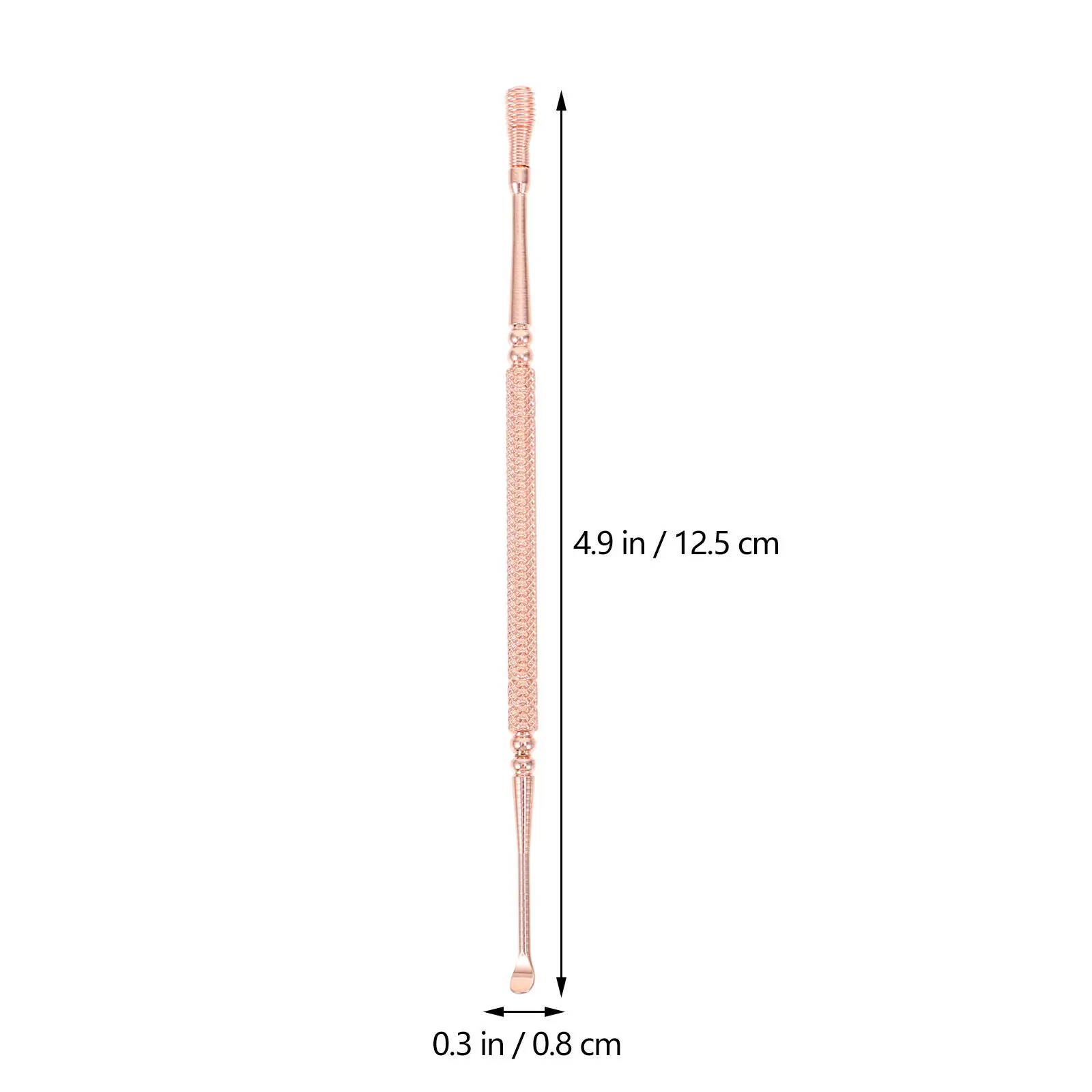 1Set Double-Head Spring Ear Pick Portable Earwax Removal Tools Ergonomic Handle Home Travel Ear Care Spoon Safe Comfortable